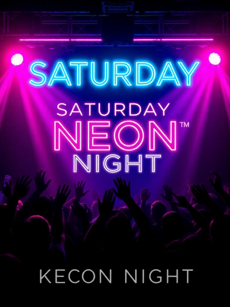 Poster sự kiện Saturday Neon Night